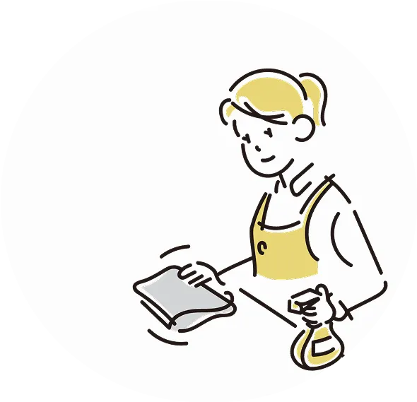 家事サポートのイラスト