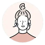 女性の顔アイコン